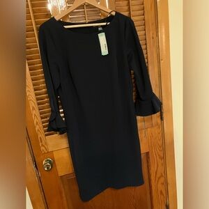 NWT Karl Lagerfeld Navy Size 12 Dress (great to dress up dress down)